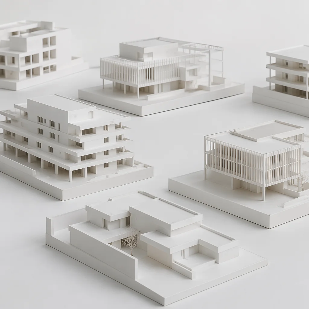 Architectural 3D printed models