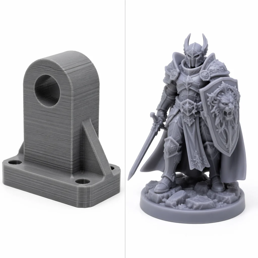 FDM vs SLA 3D printing comparison