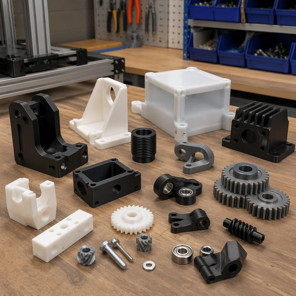 Functional 3D printed parts