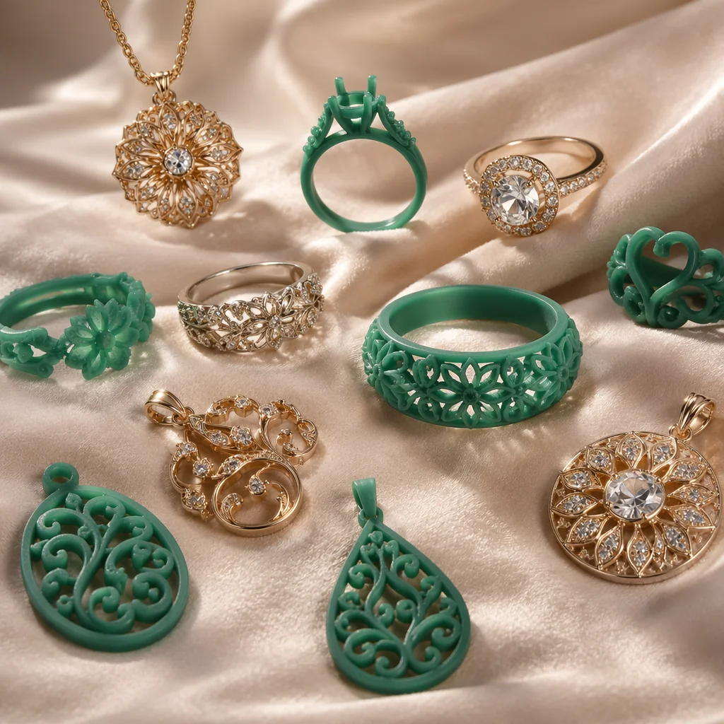 Jewelry 3D printing and casting